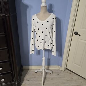 Tommy Hilfiger Large Womens Polka Dot Sweater